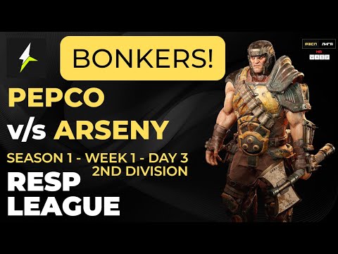 RESP LEAGUE S1:W1:D3:DIV2 - This gets more bonkers every map! - PEPCO v/s ARSENY - Quake Champions