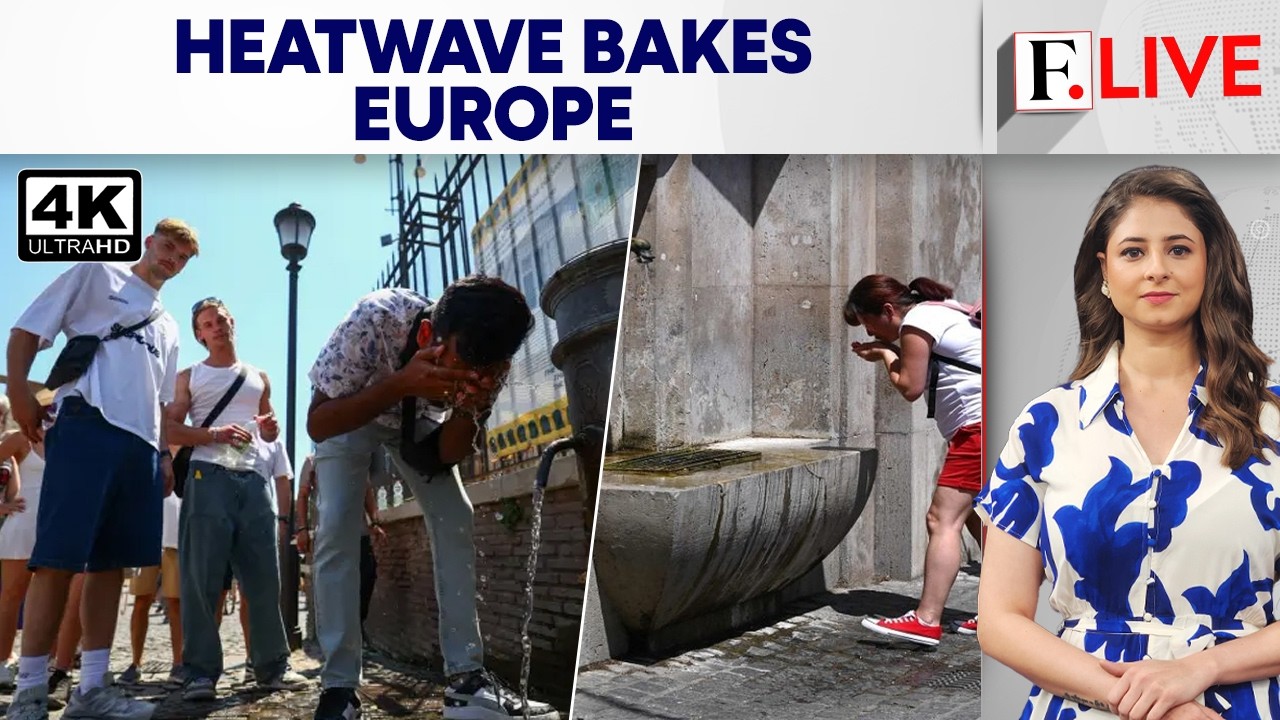 France Bans Alcohol, Sports Events Postponed As Europe Swelters In Record Heat | Firstpost Live | 4K
