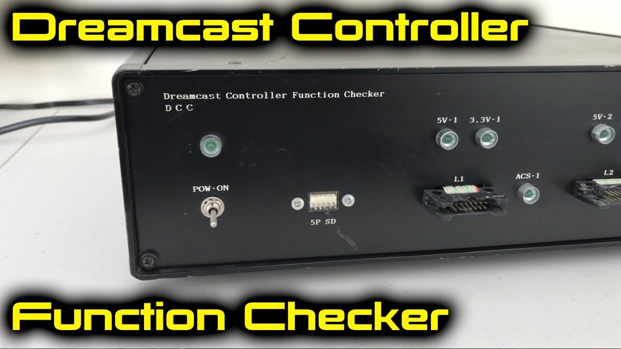 Sega Dreamcast Controller Function Checker Overview