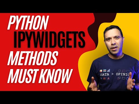 Interactive Visualizations With Ipywidgets Python 2023