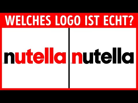 Wie viele falsche Logos erkennst du? || Gedächtnistest