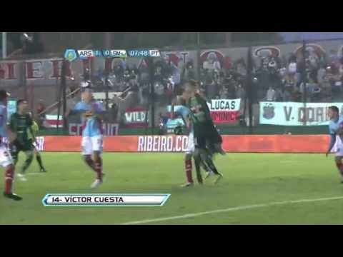 Gol de Cuesta Arsenal 1 - 0 San Martín Torneo Final 2013 Fecha 6 golesya.com