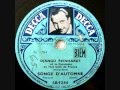Hubert Rostaing & Django Reinhardt - Songe D'Automne - Brussels 21 May 1947