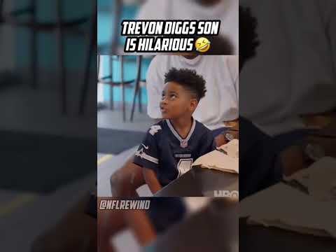 Trevon Diggs Son Is Hilarious 🤣🤣 #nfl #shorts #cowboys