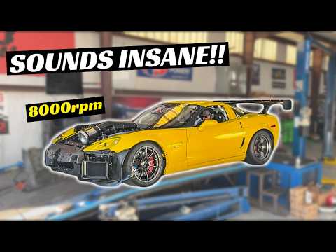 C6 Z06 DYNO DAY!! 14.0:1 Compression 441\" LS7 N/A Road Race Engine