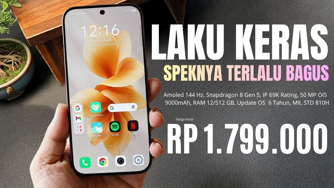 BARU RILIS LANGSUNG LUDES‼️9000mAh, RAM 12/512G GB - DI PERTENGAHAN 2026