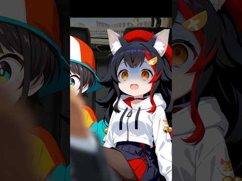 I'm so excited ♡ #Oozora Subaru #Ogami Mio #Sakura Miko #aiart #hololive #hololive clippings