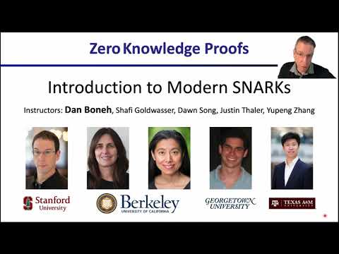 ZKP MOOC Lecture 2: Overview of Modern SNARK Constructions