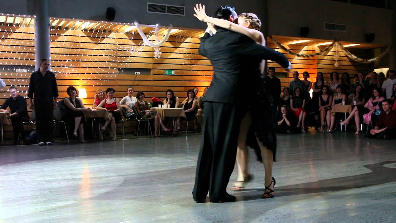 Juan Rosales & Liza Lebedeva,2/3, Milonga "Me Gusta", Moscow, Russia, 27.12.2013