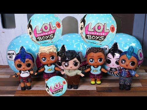 Lol Surprise Boy Dolls Unboxing!