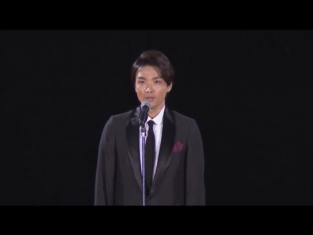 【試合前】福岡出身の井上芳雄さんによる国歌独唱 2017/3/31 H-M