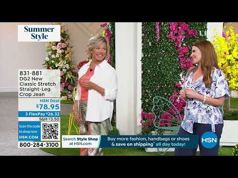 DG2 by Diane Gilman New Classic Stretch StraightLeg Crop...