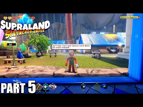 Supraland Six Inches Under Walkthrough Gameplay Part 5 - Break into the vault / PC