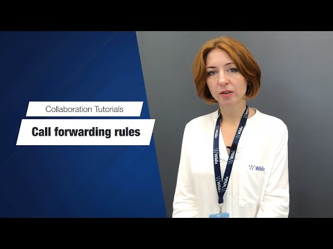 Wildix Collaboration Tutorial - Call forwarding rules