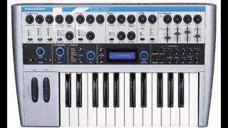 Video thumbnail for novation k-station (droney demo) by dholl synth music