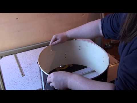 Murray Drums - How To Cut Bearing Edges On Router Table!
