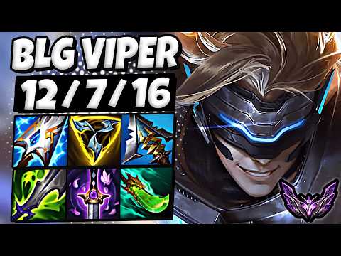 Ezreal vs Xayah ADC [ BLG Viper ] Patch 25.24 Ranked Korea ✅