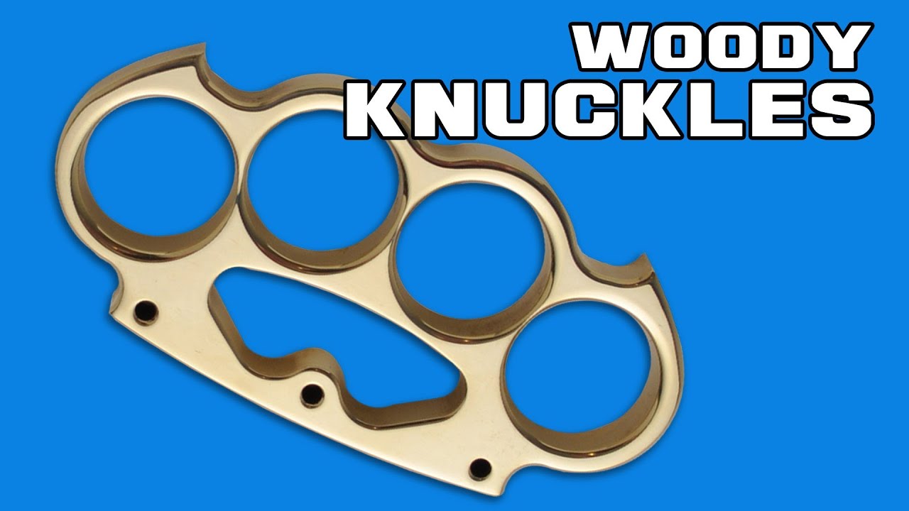 American Made Knuckles $ Pay Up-Two Polished Brass 2 Finger Knuckle Weight