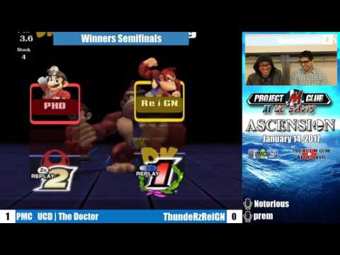 “Ascension 1/14/17” – The Doctor (Mario) v. ThundeRzReiGN (DK) – Winners Semis