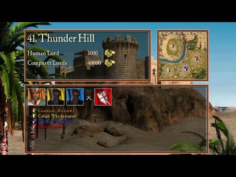 Stronghold crusader HD 1.41 Mission # 41 Thunder Hill Stronghold crusader definitive edition