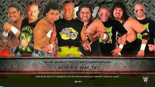 WWE 2K25 FULL MATCH - 4-Way Tag Team Mayhem - Ultimate Tag Team Dream Match!