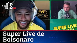 Bolsonaro faz Super Live de 22 horas com Neymar, Gusttavo Lima e Justus