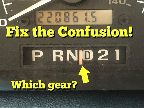 How to Line Up the Shifter Needle with Correct Gear | 1995 Ford F150