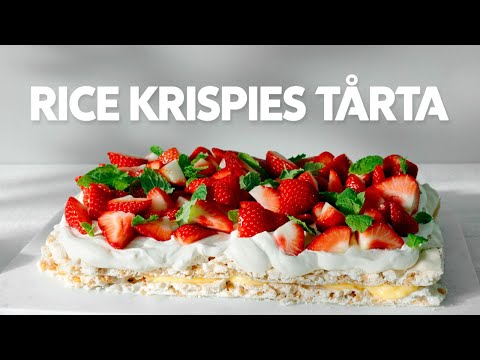 Gör en mumsig Rice Krispies-tårta till påsk - så gör du steg för steg!