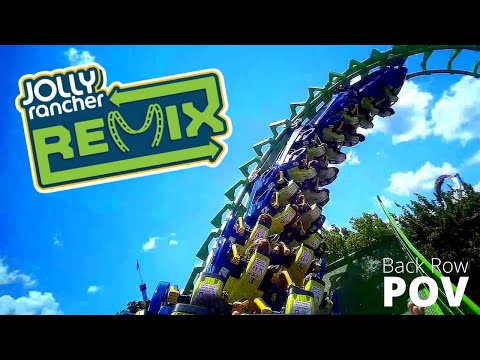 Back row point of view footage of Jolly Rancher Remix