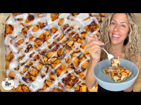 Cinnamon Roll French Toast Bake