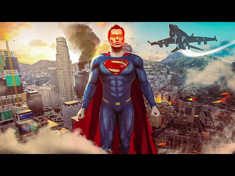 Trolling Cops as REAL Superman in GTA 5 RP..