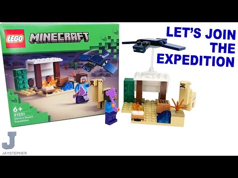 Insane LEGO Minecraft 2024 Desert STEVE Unboxing!