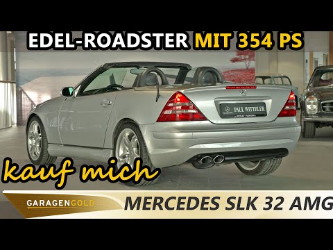 kauf mich - Mercedes-Benz SLK 32 AMG - Edler Roadster-Youngtimer steht zum Verkauf | Garagengold