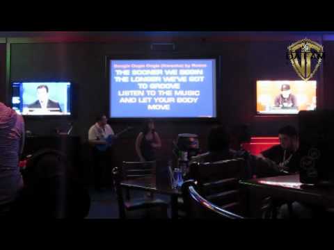 REENA LYNN of DA FAM RECORDS performs Boogie Oogie Oogie at dave and Buster's Karaoke Tuesday