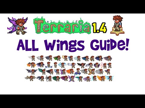 Personlig Hold sammen med mudder Comunidad Steam :: Video :: Terraria 1.4 Wings Guide! (and how to get them,  worst to best tier list/progression, Journey's End)