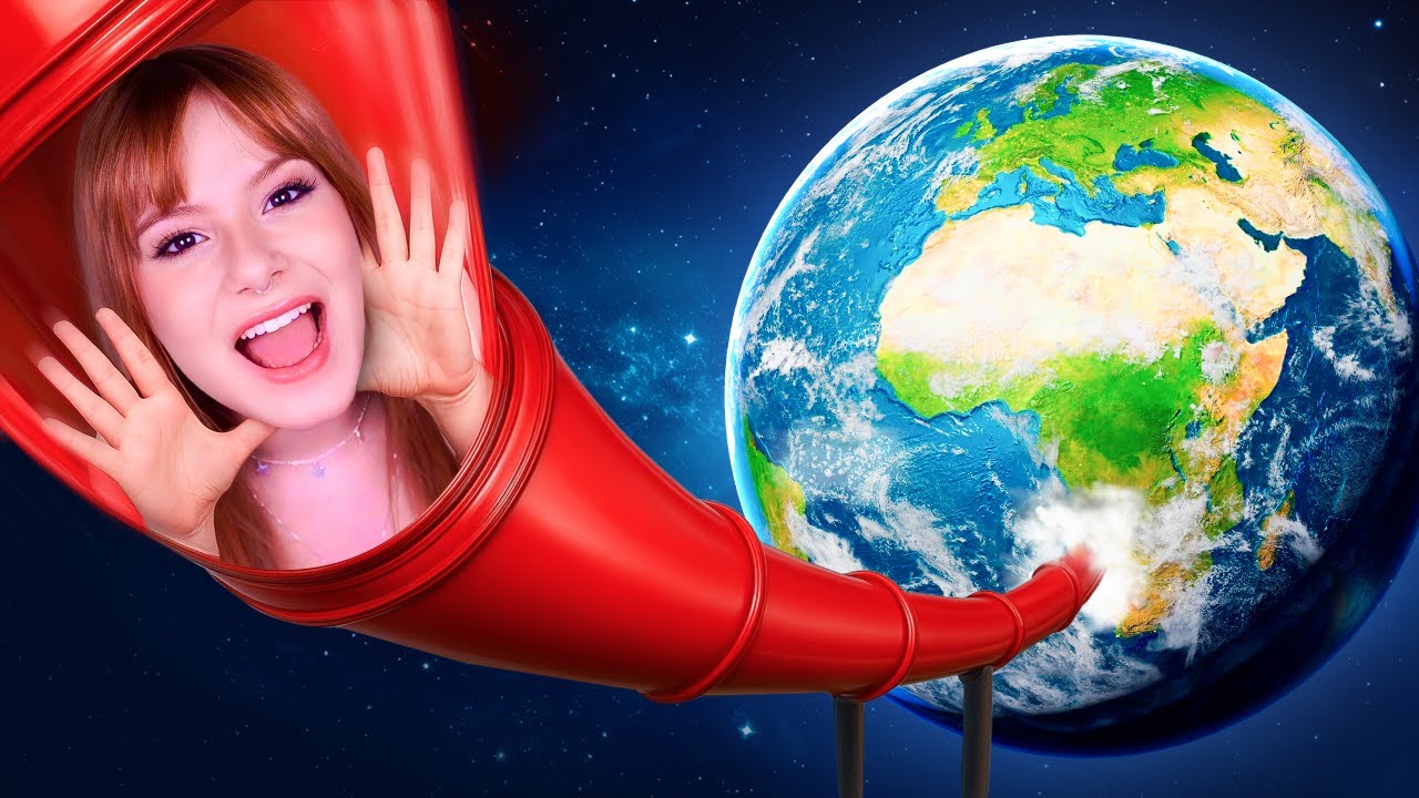 AGORA EU TENHO UM TOBOGÃ GIGANTE NO MEU PARQUE AQUÁTICO