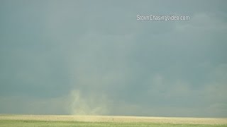 preview picture of video '6/1/2014 Tribune Kansas Dust Devils and Wall Clouds.'