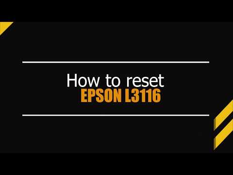 Tutorial Reset Epson L3116 — como fazer o reset passo a passo