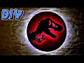 Como Fazer Luminária Jurassic Park Gastando Pouco
