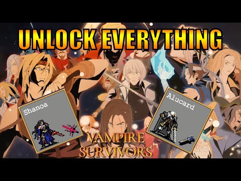 How to UNLOCK EVERYTHING in Vampire Survivors: Ode to Castlevania