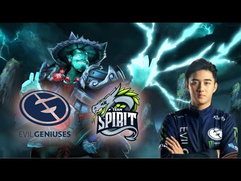 Evil Geniuses vs Team Spirit - Amazing Abed Storm Spirit - WEPLAYDOTA ANIMAJOR DAY3