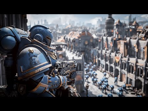 6,000,000 PREDATORS & ALIENS ATTACK SPACE MARINE CITY DEFENCES - WARHAMMER 40K - UEBS 2