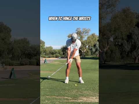 When to Hinge the Wrists in the Backswing