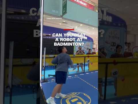 Can you beat a robot at badminton?