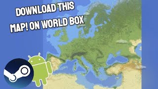 Download Europe On World Box Mobile! | How to Download Maps On WorldBox Mobile!