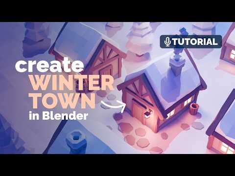 Blender Low Poly House Beginner Tutorial
