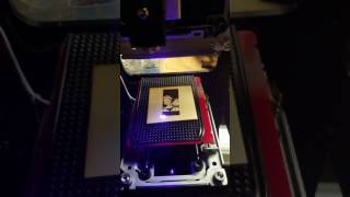 Test fire KDBL engraver Test fire KDBL engraver
