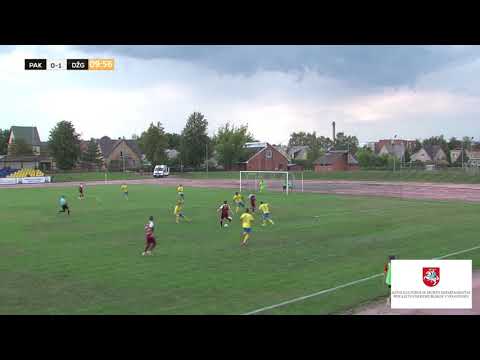 I lyga: Pakruojis - Džiugas rungtynių momentai