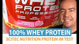 Scitec Nutrition 100% Whey Protein Professional im Test - Geschmack & Nährwerte