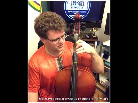 EE Book 1, Pg. 9, #22 “Essential Elements Quiz - Lightly Row” Cello